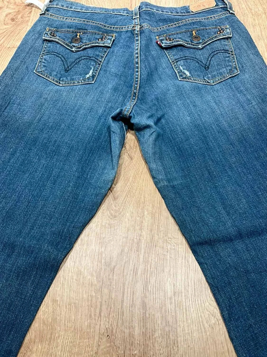 Jean Levi's 515 Boot Cut Taille 10M Vintage Coton Bleu Lvf 027 – photo 10